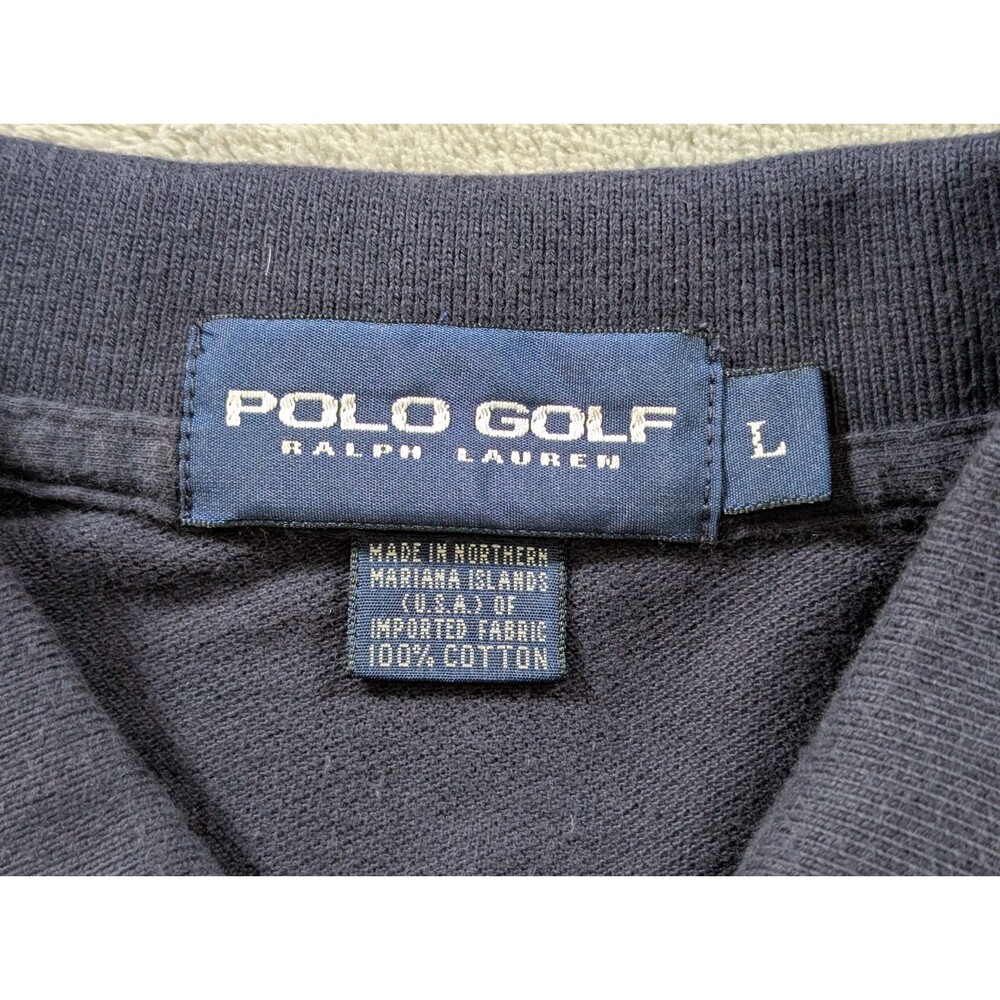Polo Golf Ralph Lauen Polo Shirt Men's L Blue Regular Fit Short Sleeve Casual - Picture 7 of 9